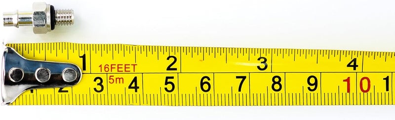 The Digi Sync M5-5x0.8x20mm - Threaded Vacuum Port Adapters Fittings for Carburetor or Throttle Body - Nickel-Plated Brass - QUALITY SET - Pack of 6 - Not KL - Image 3